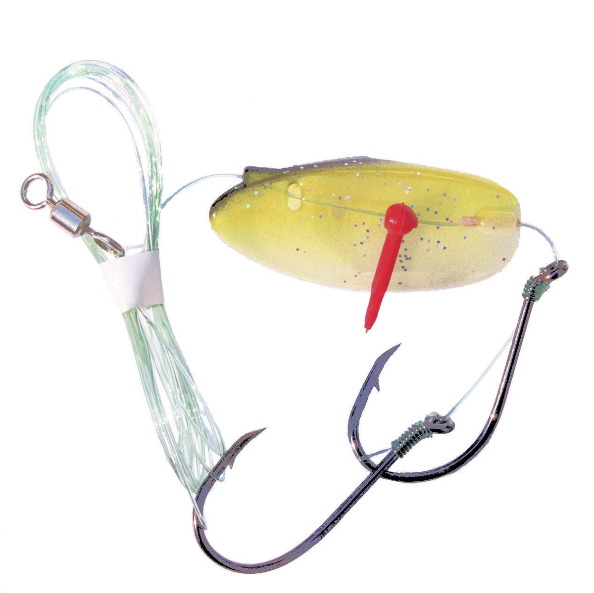 Krippled Anchovy Barbed Tandem, 616 Peter's Choice on Glow