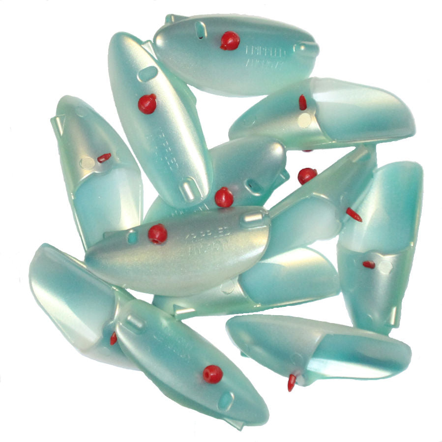 Krippled Anchovy Unrigged 50pack 500 Blue Pearl on Glow